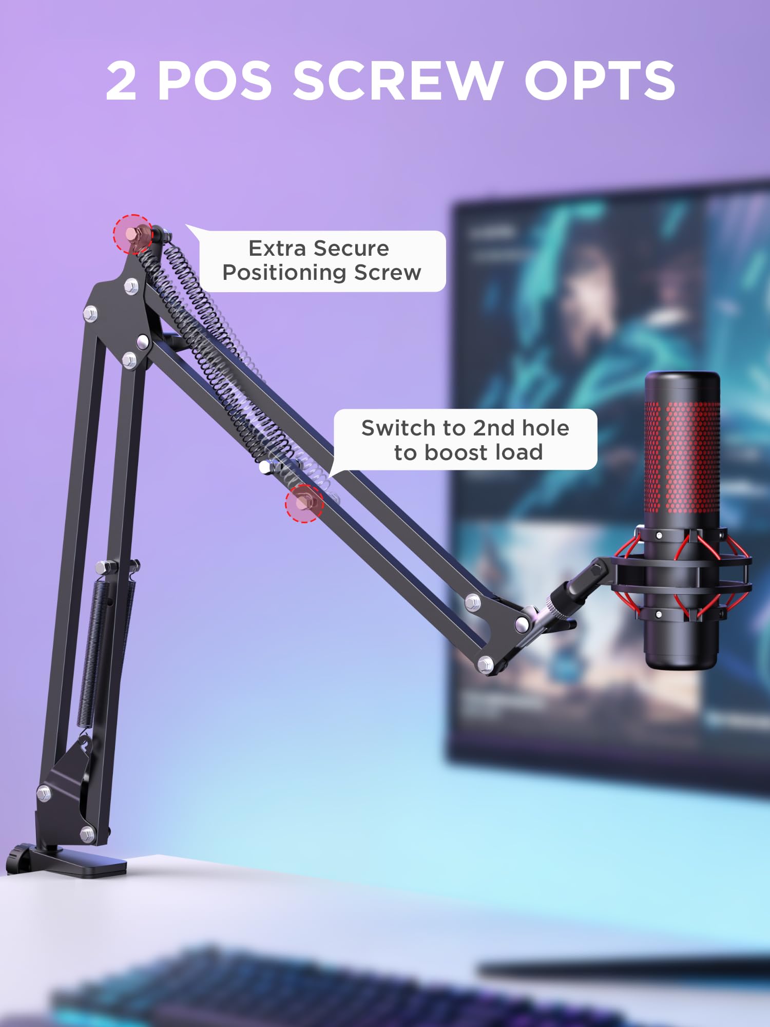 InnoGear vista lateral mostrando rangos de movimiento precisos