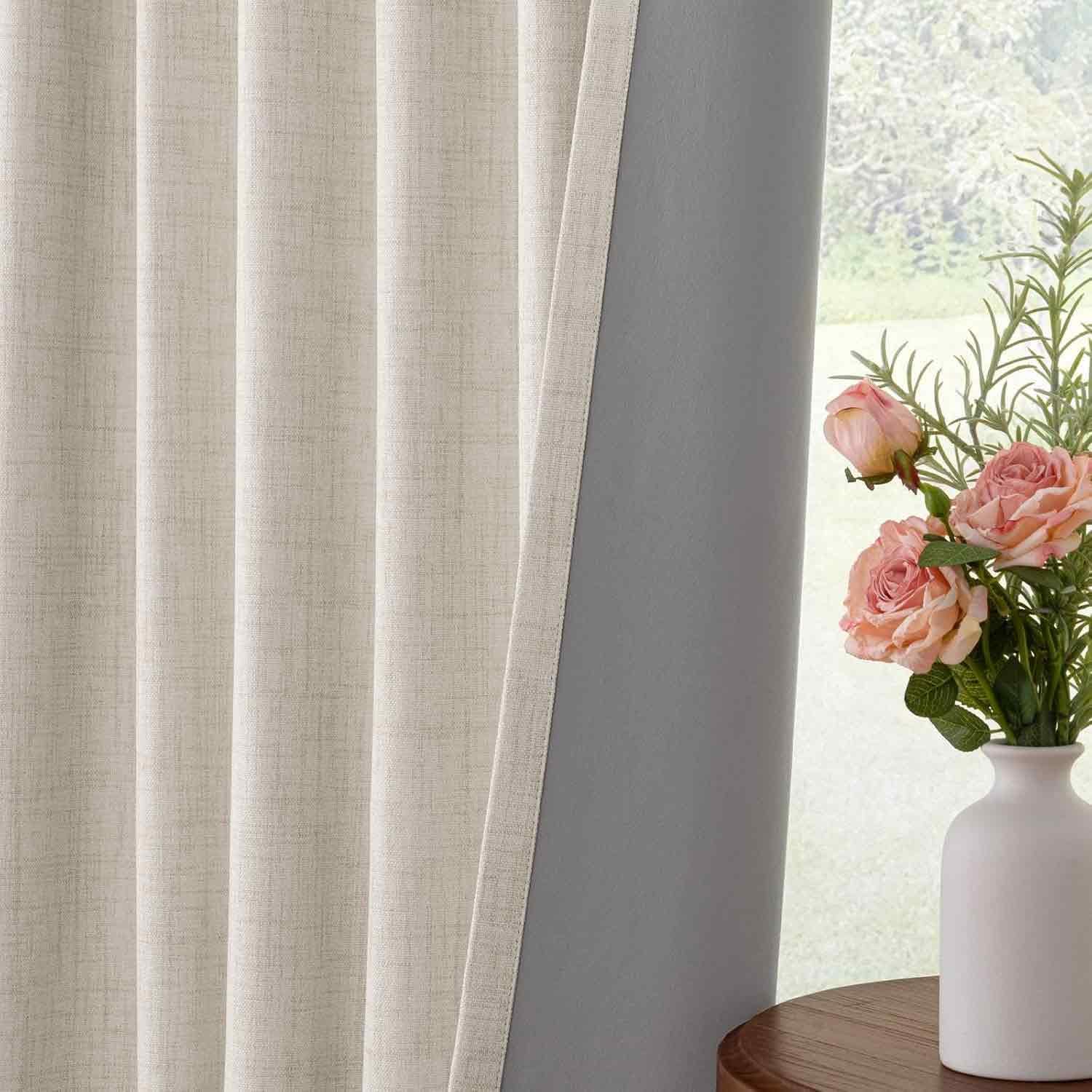 INOVADAY dormitorio oscuro con cortinas para descanso y bloqueo de luz