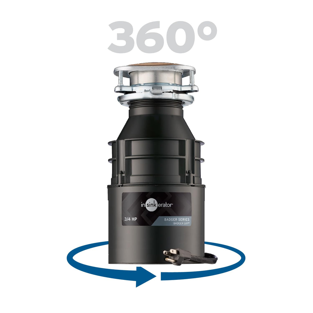 InSinkErator badger 5xp etiqueta de garantía 4 años para respaldo del producto