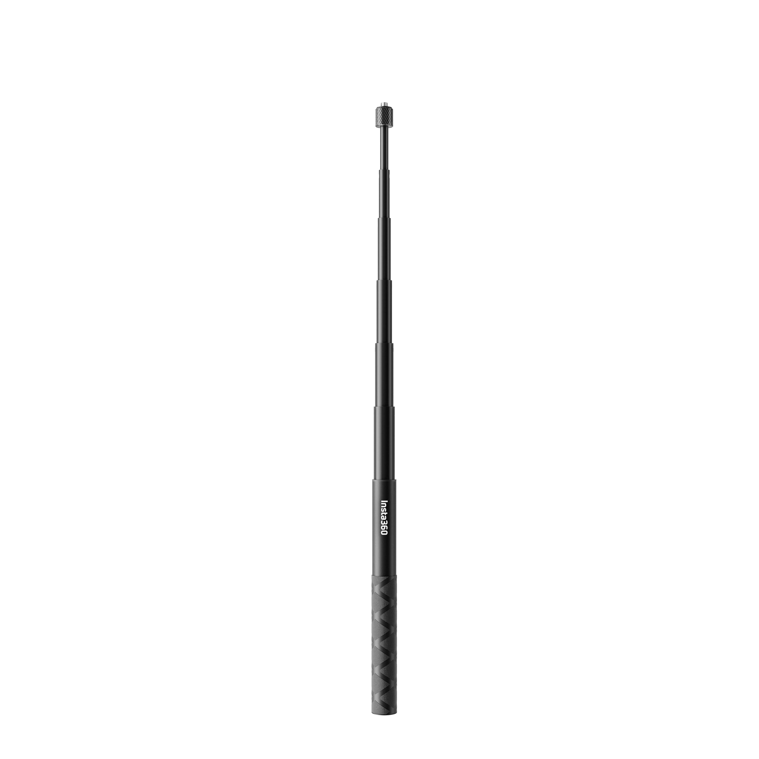 Insta360 uso en paisaje 360 mostrando toma aérea sin el palo visible