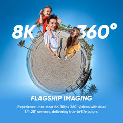 Insta360 X5 lente reemplazable resaltando durabilidad y fácil cambio