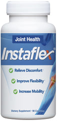 instaflex frasco frontal mostrando la etiqueta y beneficio movilidad