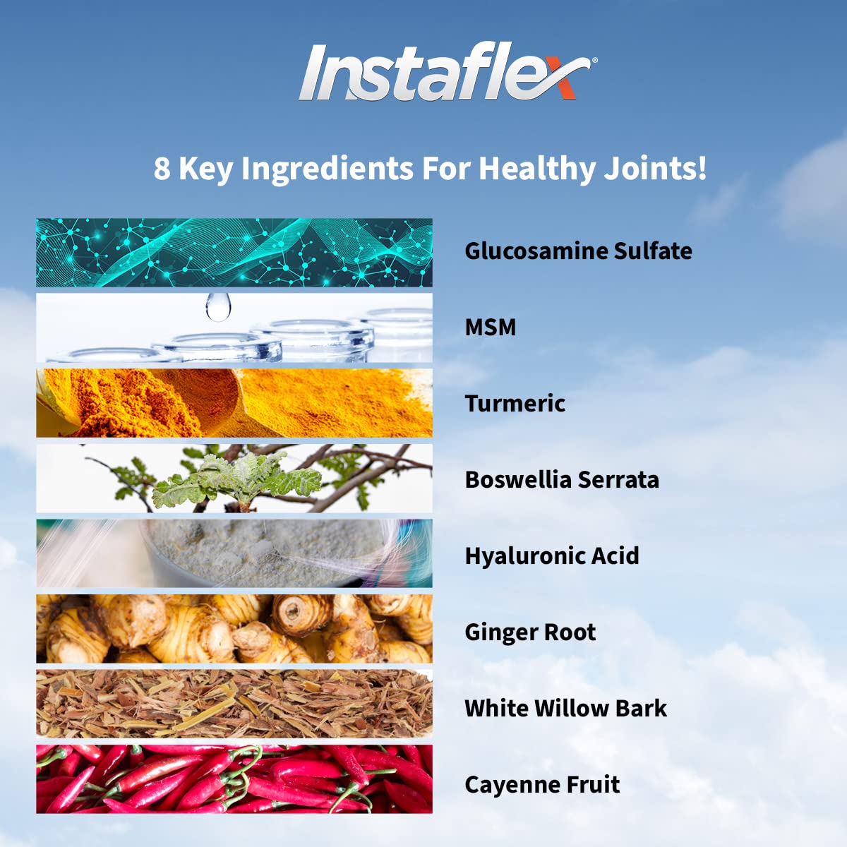 instaflex detalle de la cápsula enfatizando calidad y pureza
