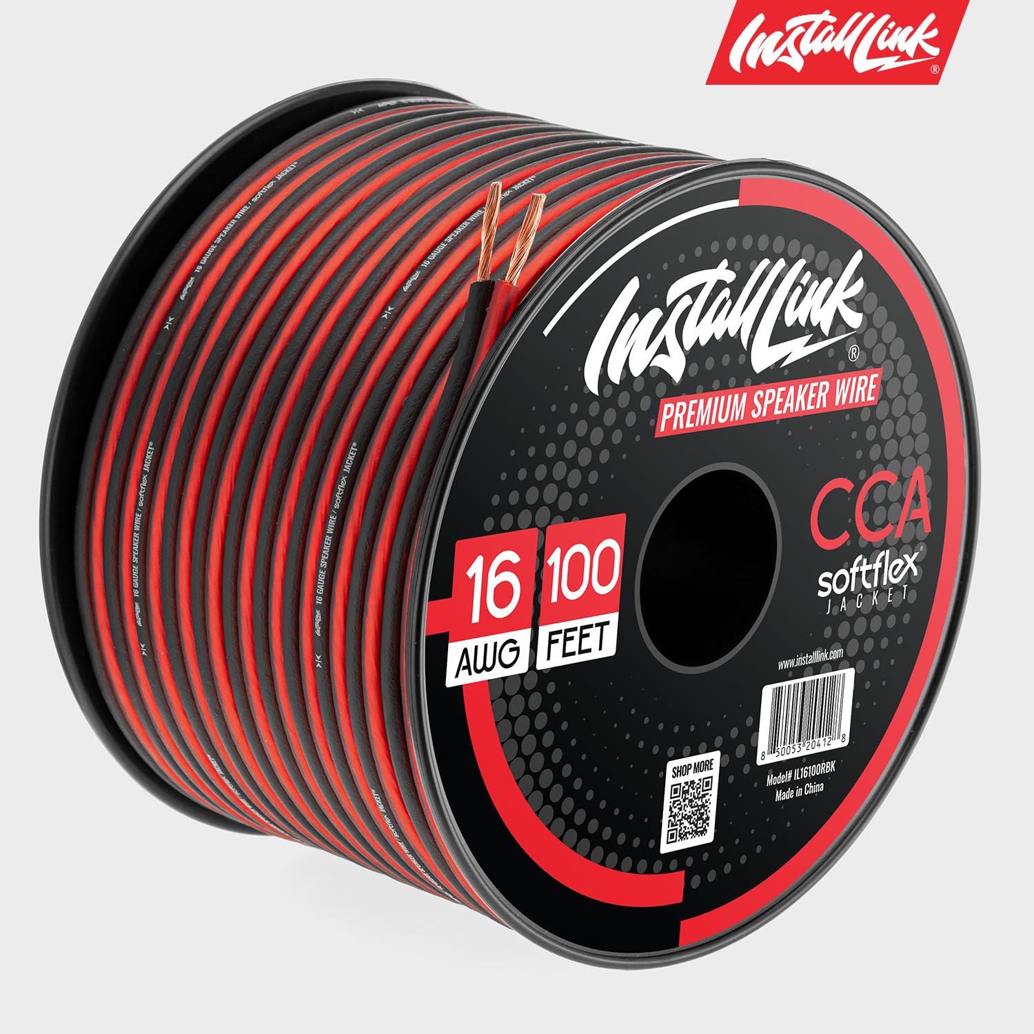 Install Link corte transversal del conductor, muestra núcleo y revestimiento