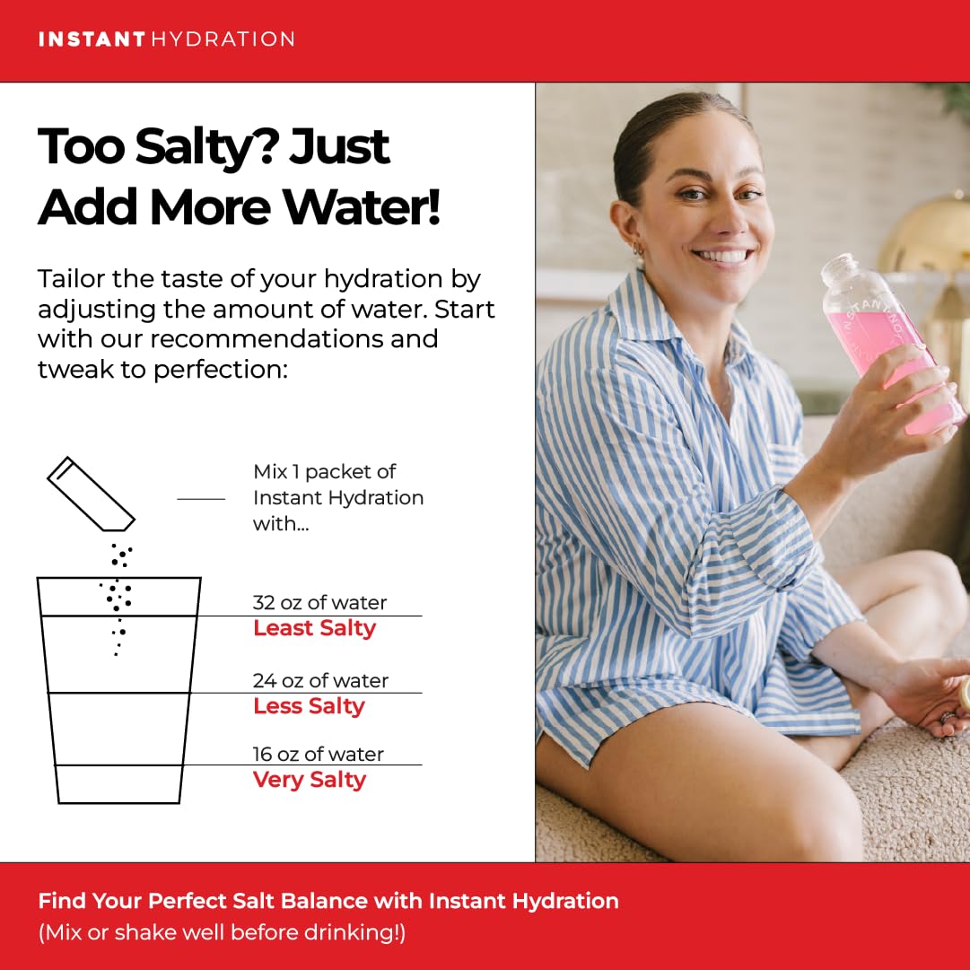 Instant Hydration ingredientes con sal gris francesa resaltando minerales traza naturales