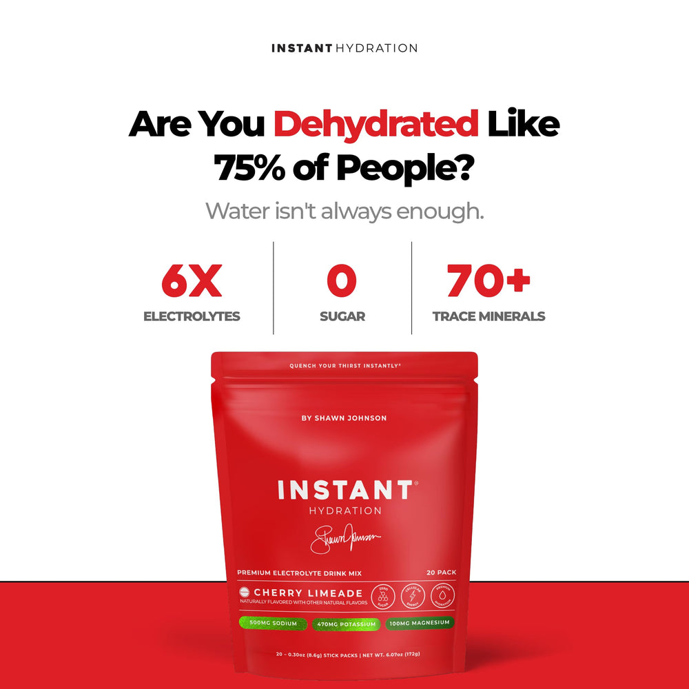 Instant Hydration sobre individual extendido listo para disolver y transporte fácil