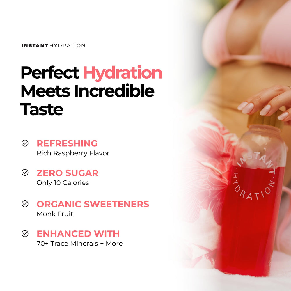 Instant Hydration primer plano del polvo resaltando textura y fácil disolución