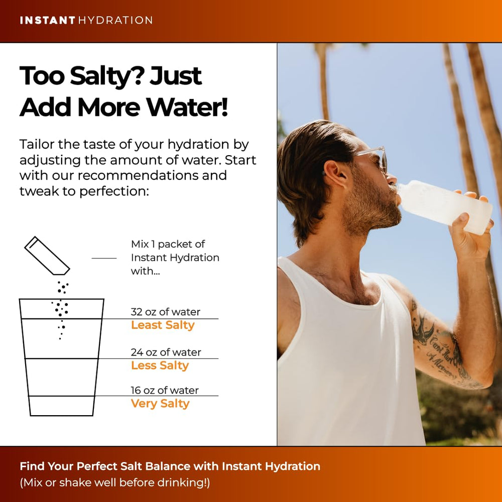 Instant Hydration uso en gimnasio: atleta bebiendo para recuperación rápida