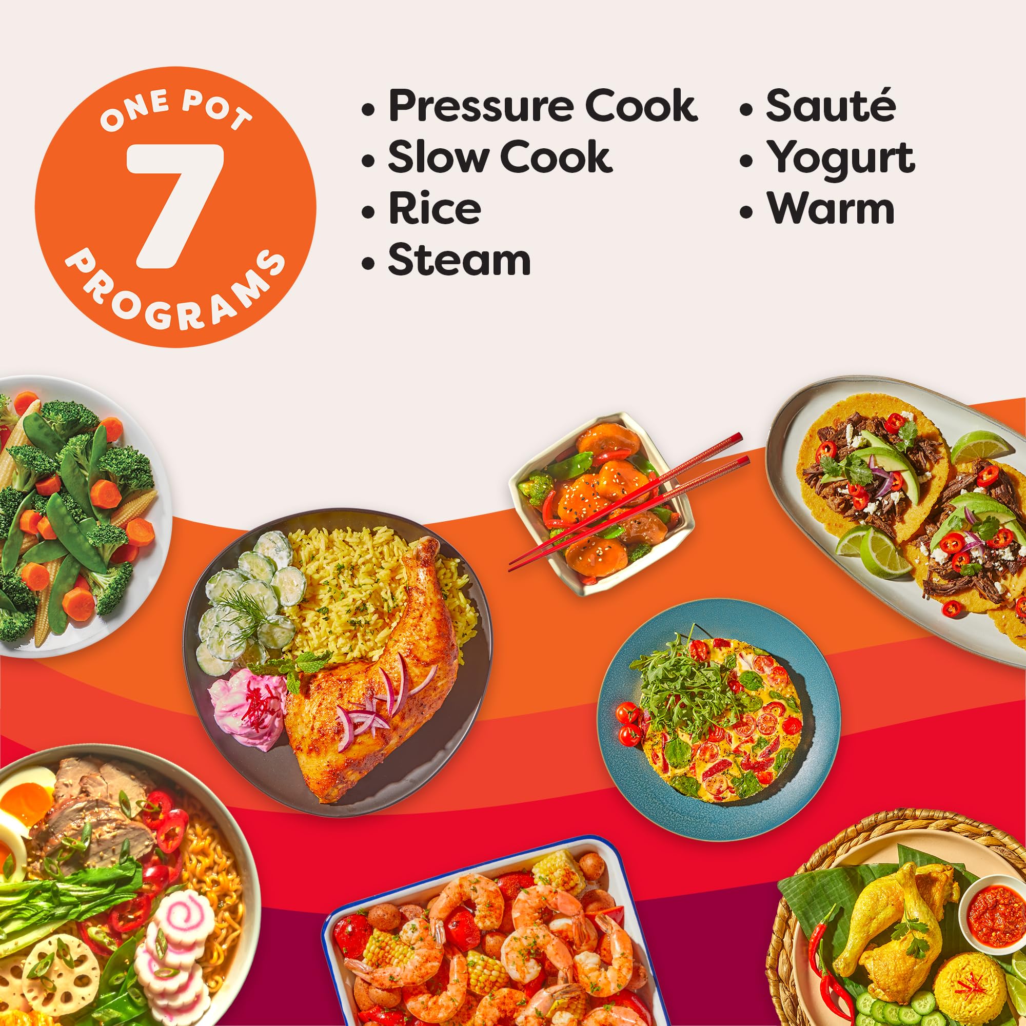 Instant Pot Duo Mini rejilla vaporizadora de acero para cocinar al vapor