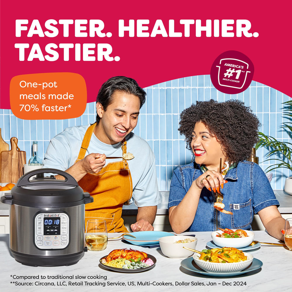 Instant Pot Duo detalle de la tapa con sello y seguro para cocinar sin fugas