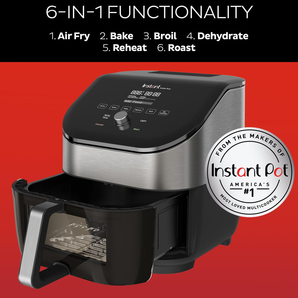 Instant Pot Vortex Plus cesta y rejilla, favorecen dorado uniforme y crujiente