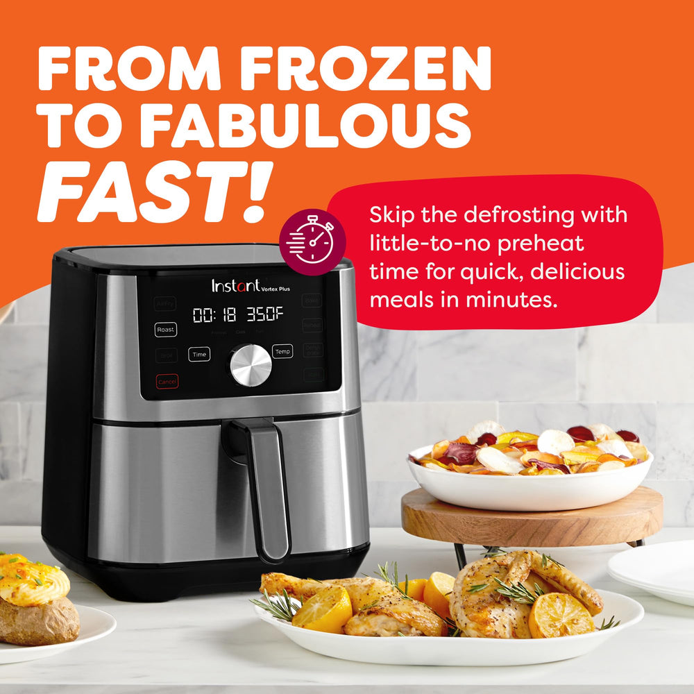 Instant Pot Vortex Plus alitas crujientes con EvenCrisp que reducen aceite y aportan textura