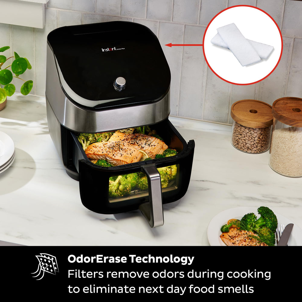 Instant Pot Vortex Plus en cocina familiar, prepara hasta seis porciones rápido