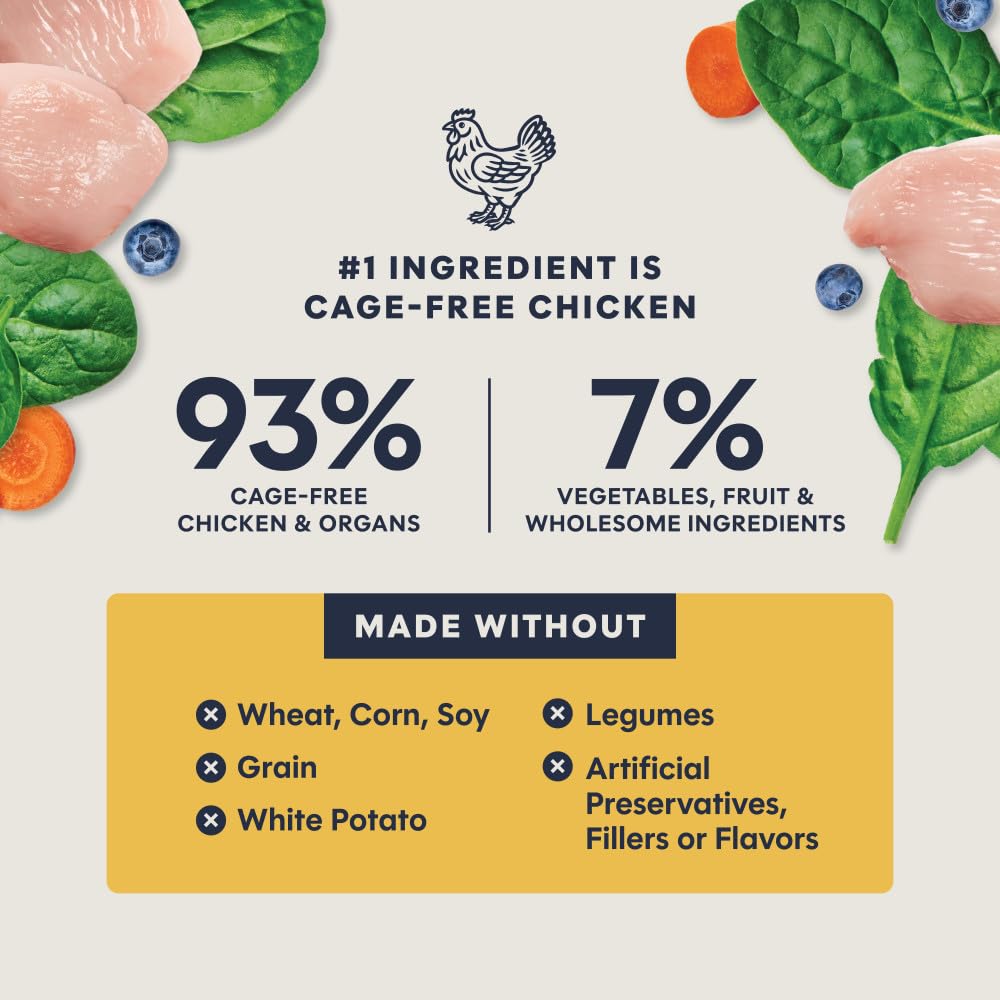 Instinct etiqueta nutricional clara que facilita elegir porciones balanceadas