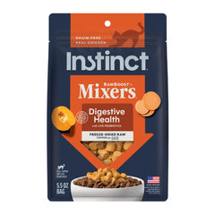 Instinct frente del empaque mostrando la receta Digestive Health y beneficios