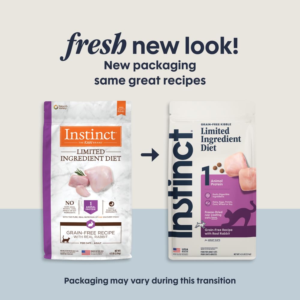 Instinct textura de croqueta con crujido visible para salud dental