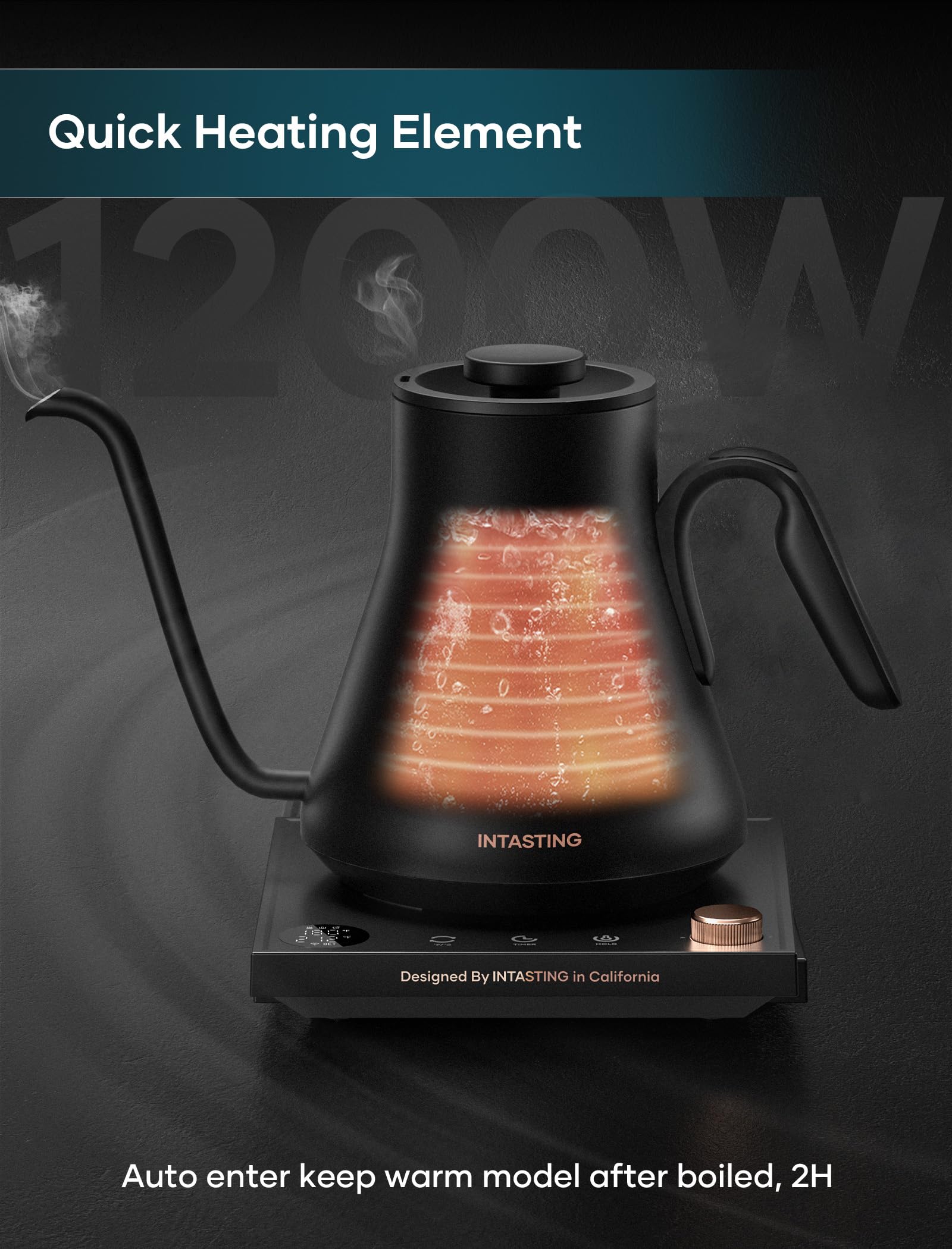 intasting en uso vertiendo sobre V60 para extracción precisa