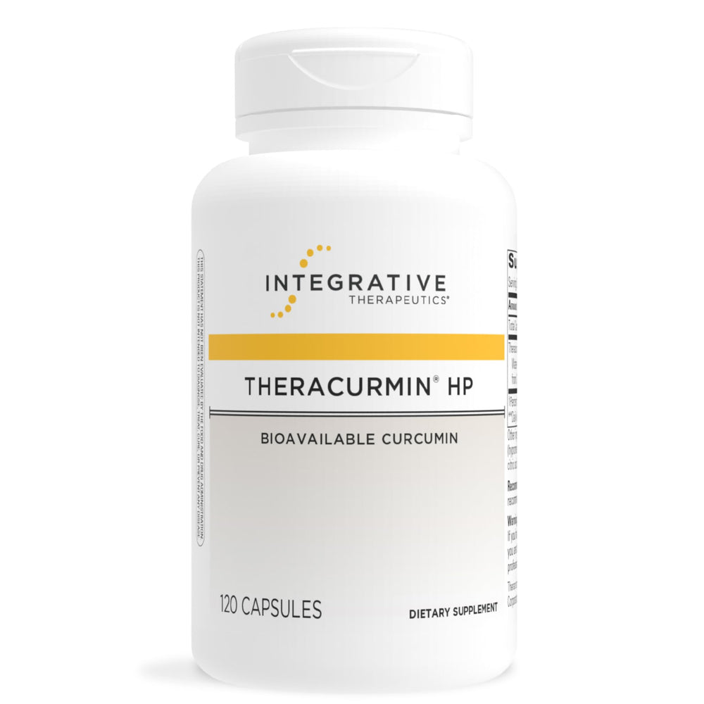 Integrative Therapeutics frasco frontal mostrando la etiqueta y beneficio de alta biodisponibilidad