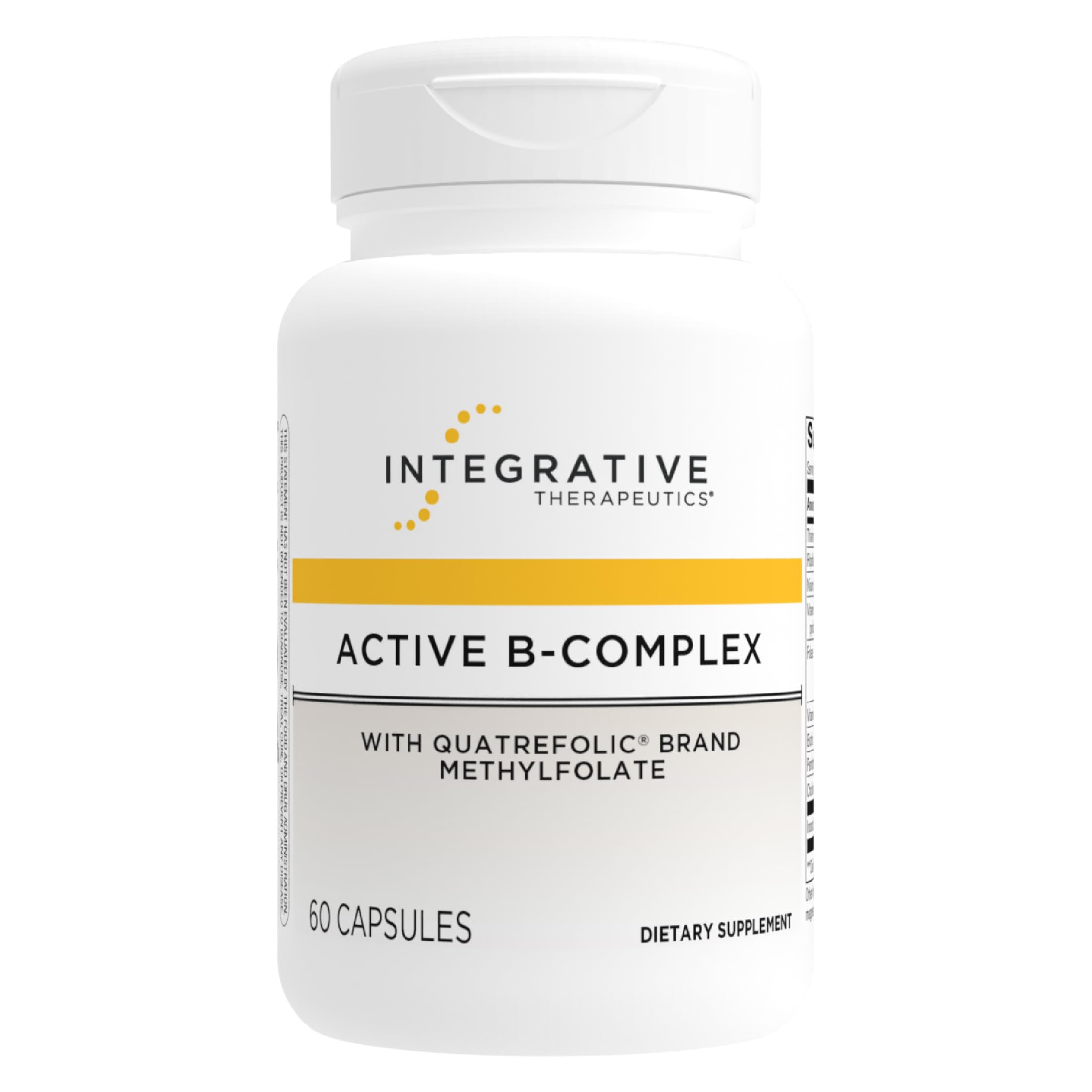 Integrative Therapeutics bote frontal mostrando el diseño y cantidad de cápsulas