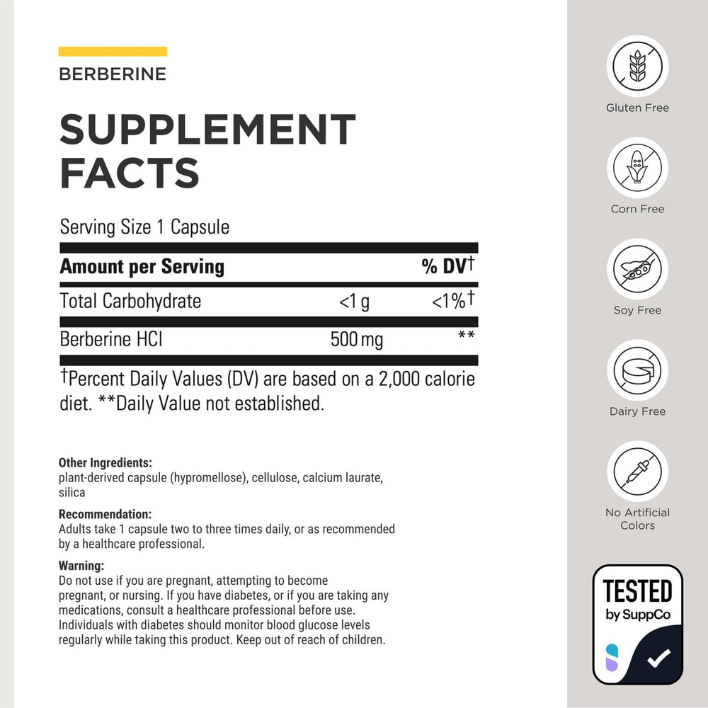 Integrative Therapeutics etiqueta con ingredientes y controles de calidad claros