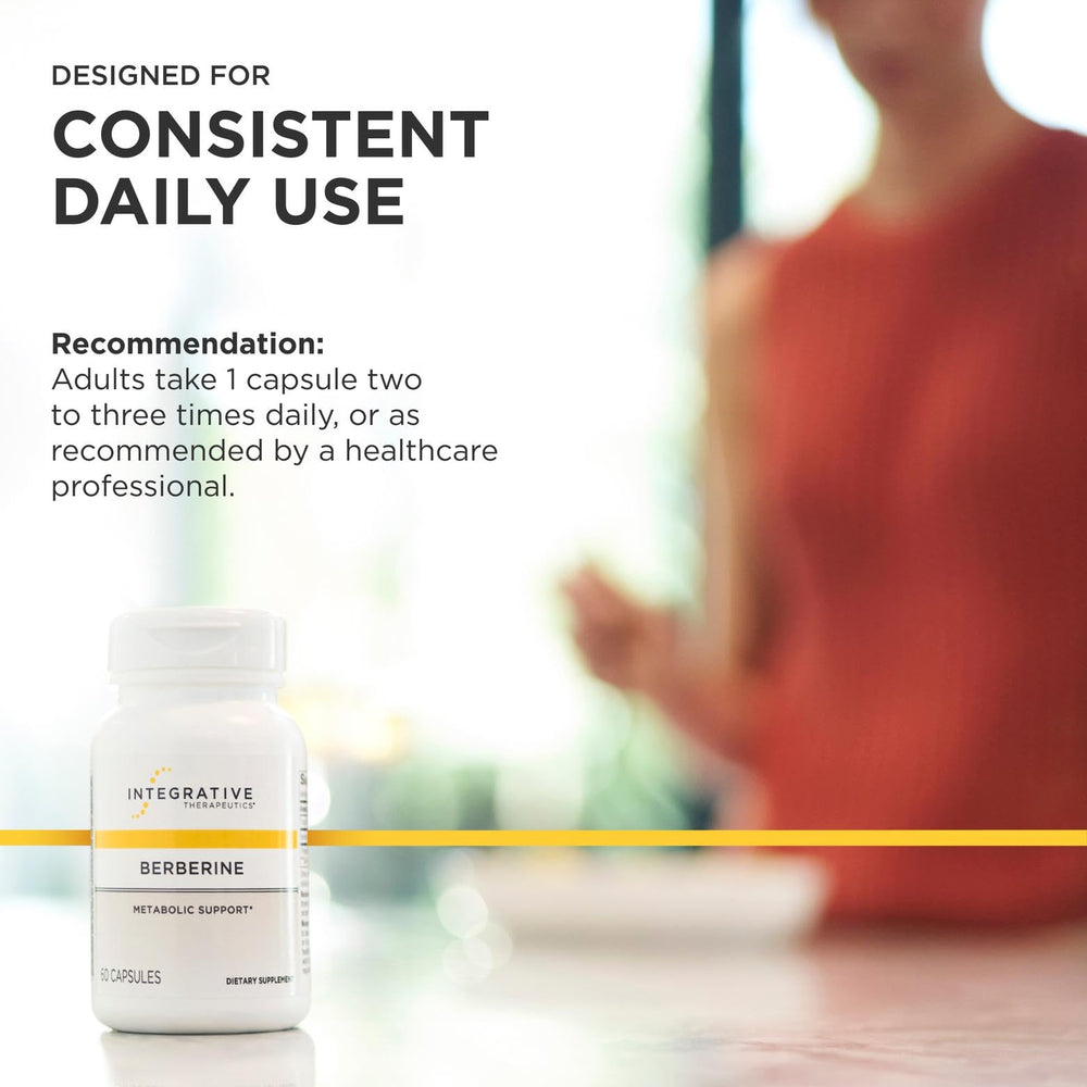 Integrative Therapeutics cápsulas en una rutina diaria para conveniencia y consistencia