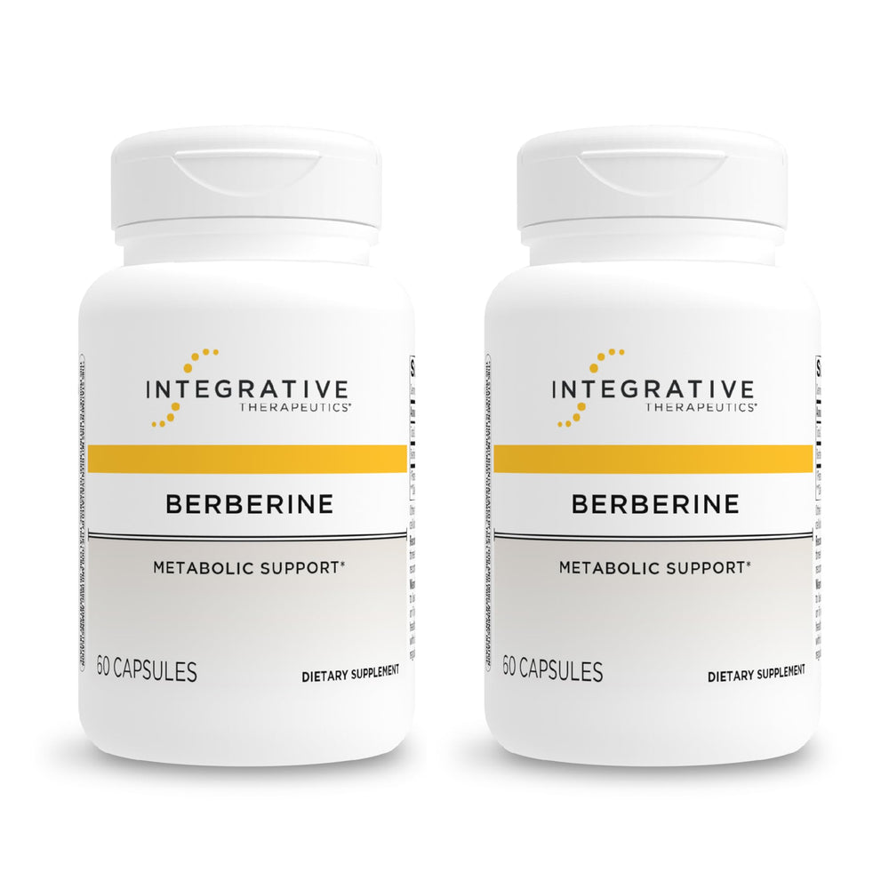Integrative Therapeutics frasco frontal mostrando 120 cápsulas y beneficio de apoyo metabólico