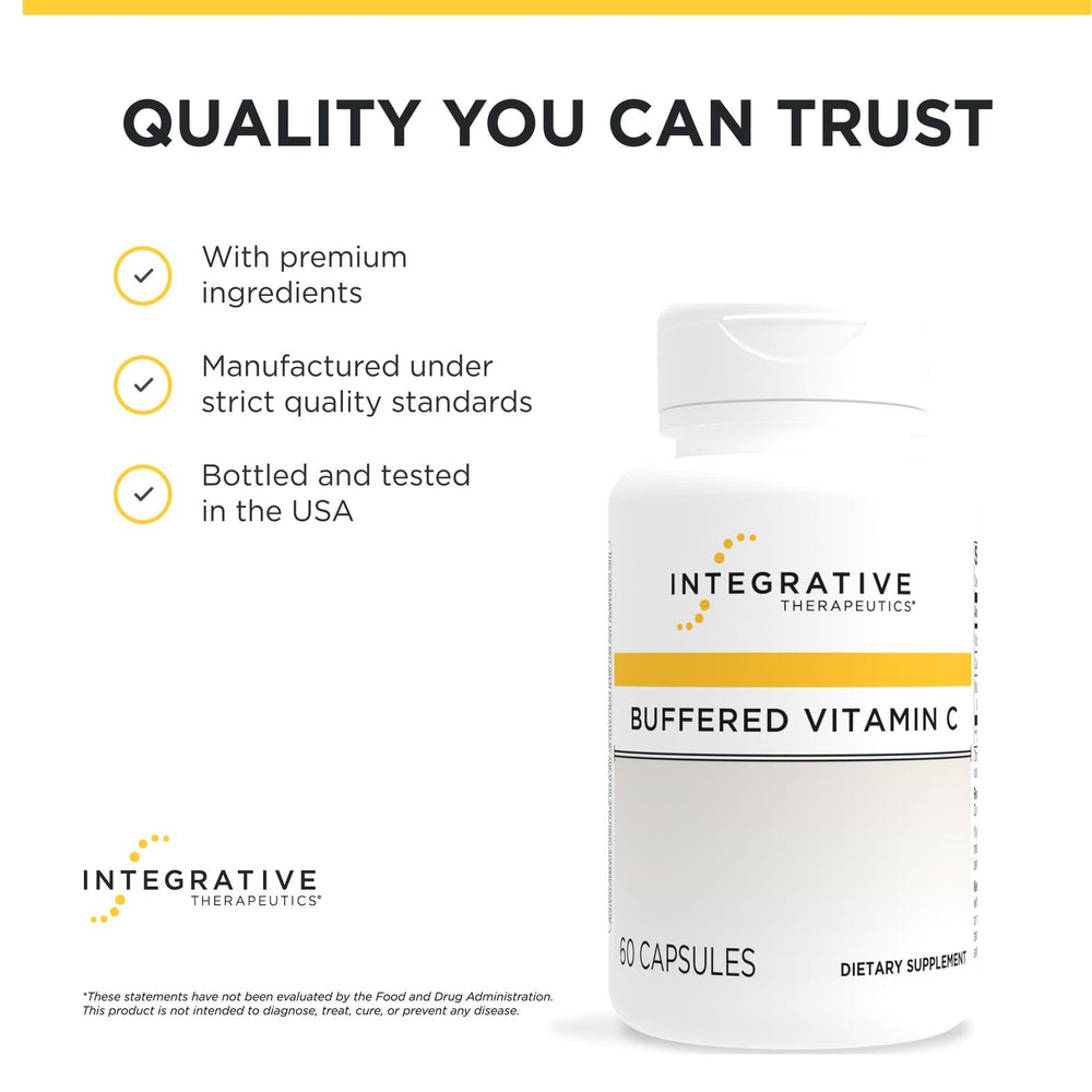 Integrative Therapeutics varias cápsulas en platillo blanco enfatizando pureza vegana