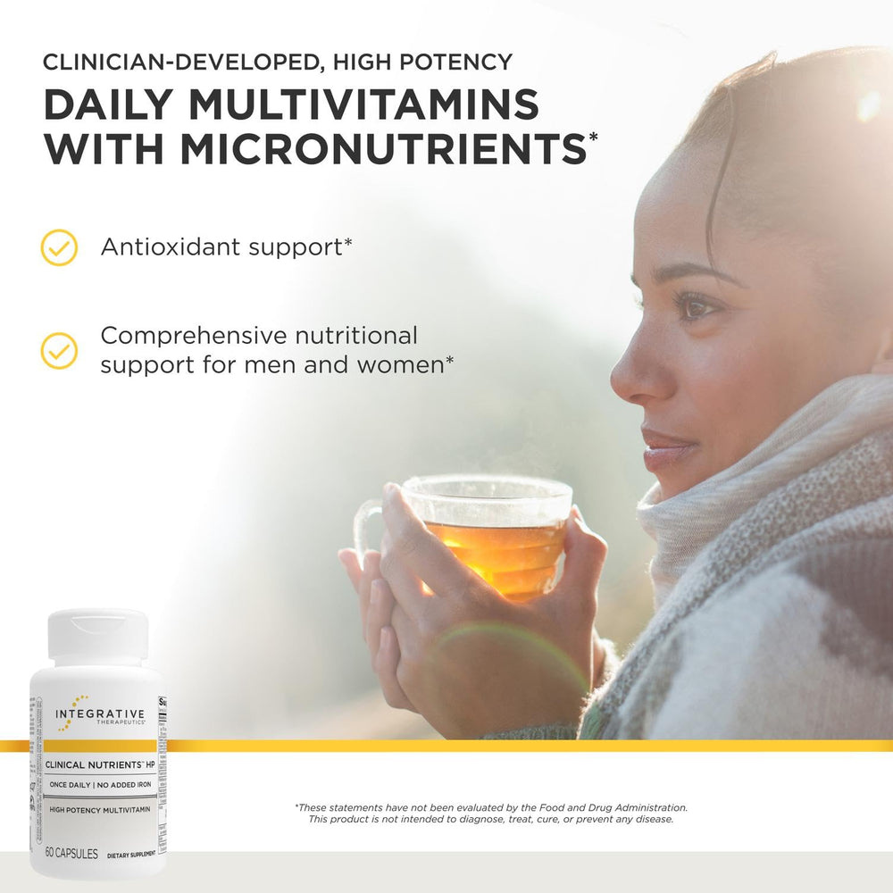 Integrative Therapeutics cápsula en primer plano para fácil ingestión