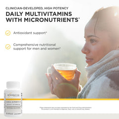 Integrative Therapeutics cápsula en primer plano para fácil ingestión