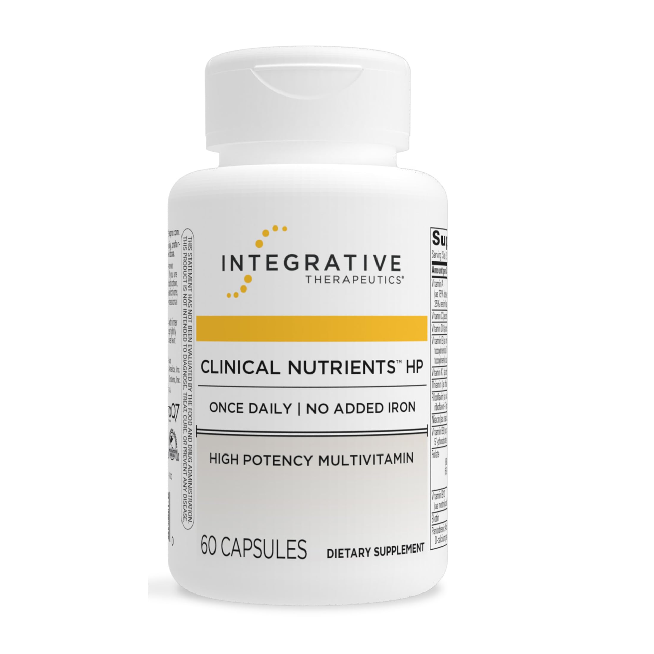 Integrative Therapeutics envase frontal mostrando etiqueta y beneficios