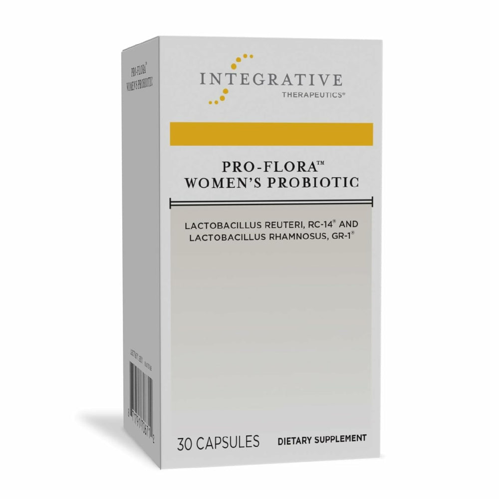 Integrative Therapeutics envase frontal mostrando nombre y beneficio de salud íntima