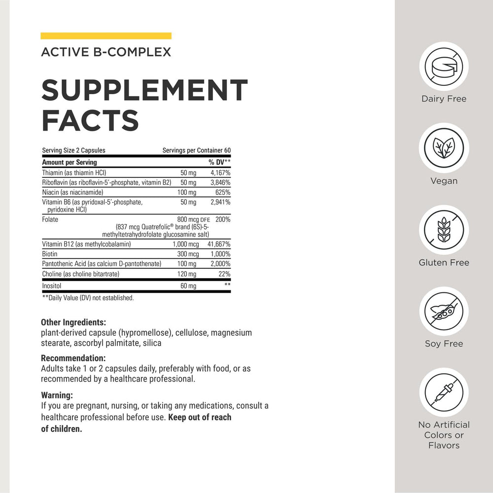 Integrative Therapeutics lista de ingredientes activos para biodisponibilidad