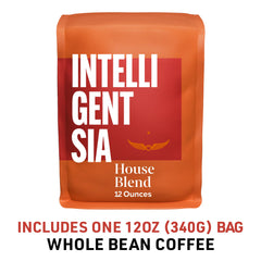 Intelligentsia primer plano de granos resaltando textura y aroma