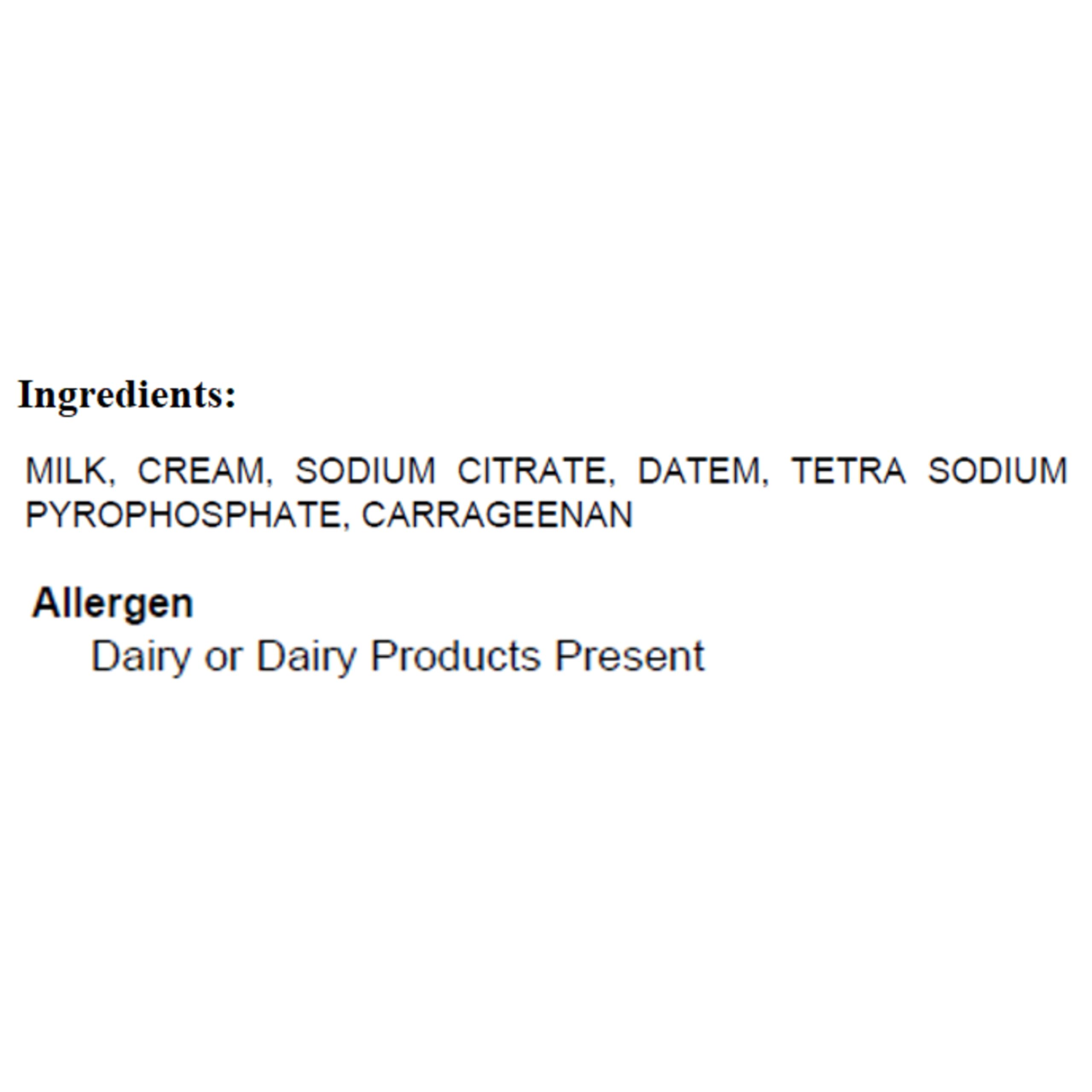 International Delight comparación de tamaño del recipiente para referencia