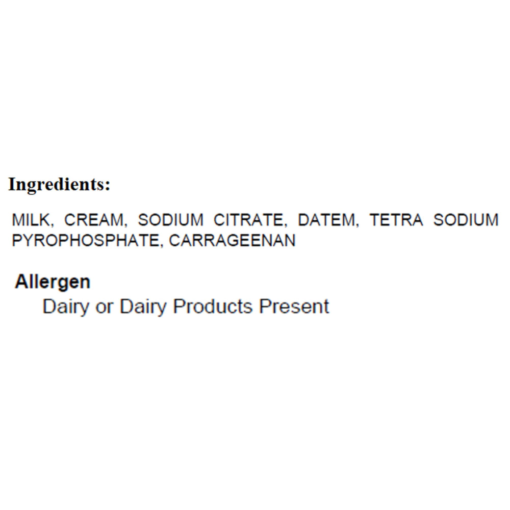 International Delight comparación de tamaño del recipiente para referencia
