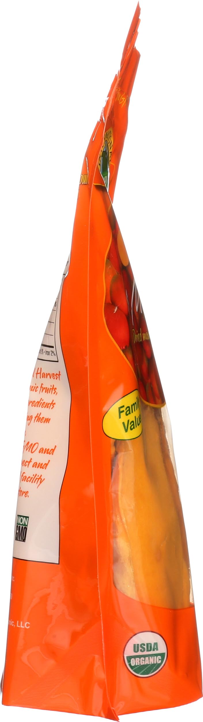 International Harvest etiqueta con ingredientes no GMO y beneficios claros