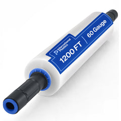 International Plastics Co. rollo frontal mostrando tamaño y longitud, protección eficiente