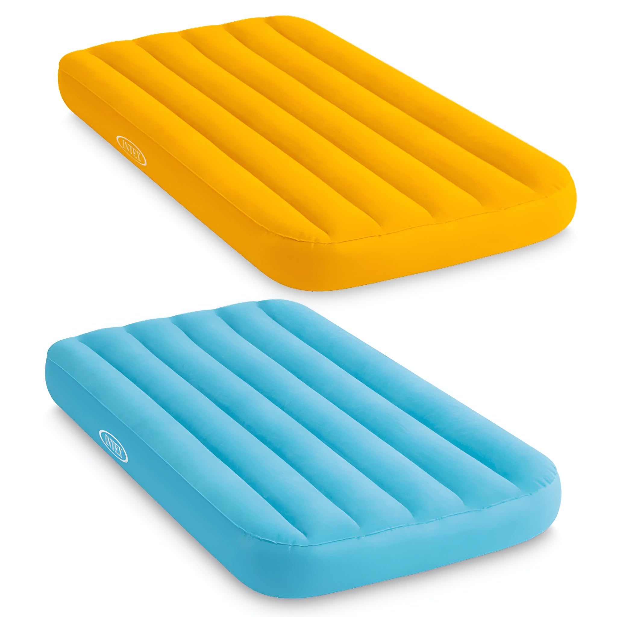 Intex dos colchones en colores diferentes mostrando opciones surtidas