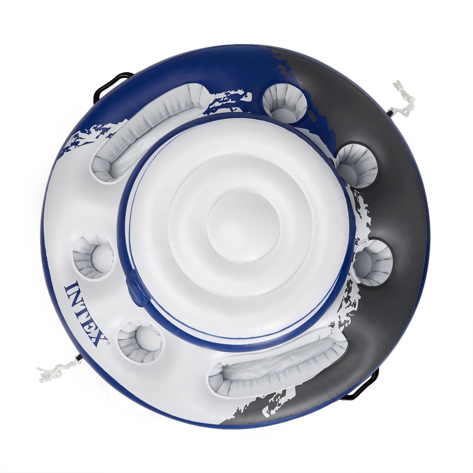 Primer plano del vinilo 16ga del Intex Mega Chill que muestra durabilidad y resistencia