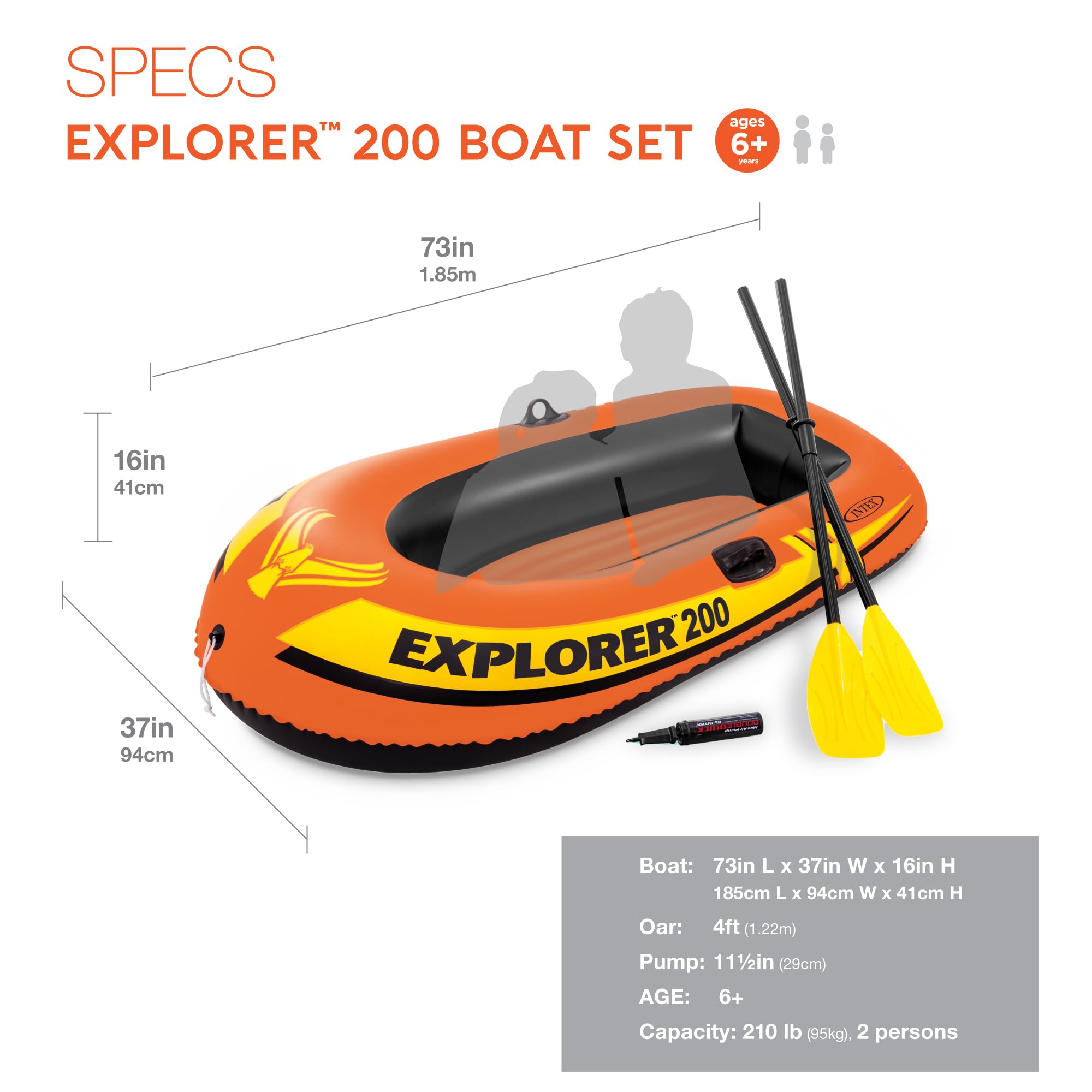 Intex Explorer 200 primer plano del piso inflable mostrando confort y rigidez