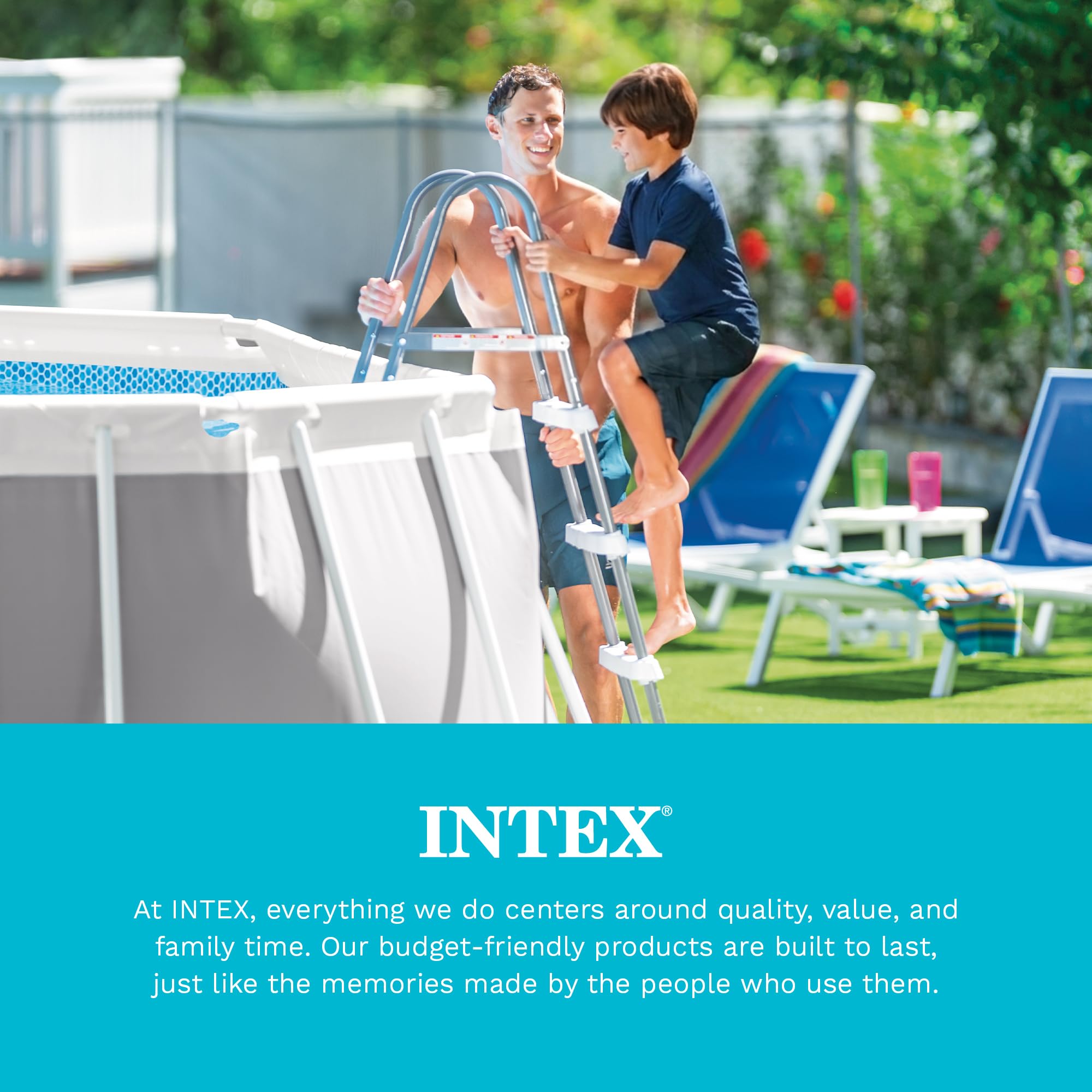 Intex pasador de resorte detalle que asegura fijación rápida
