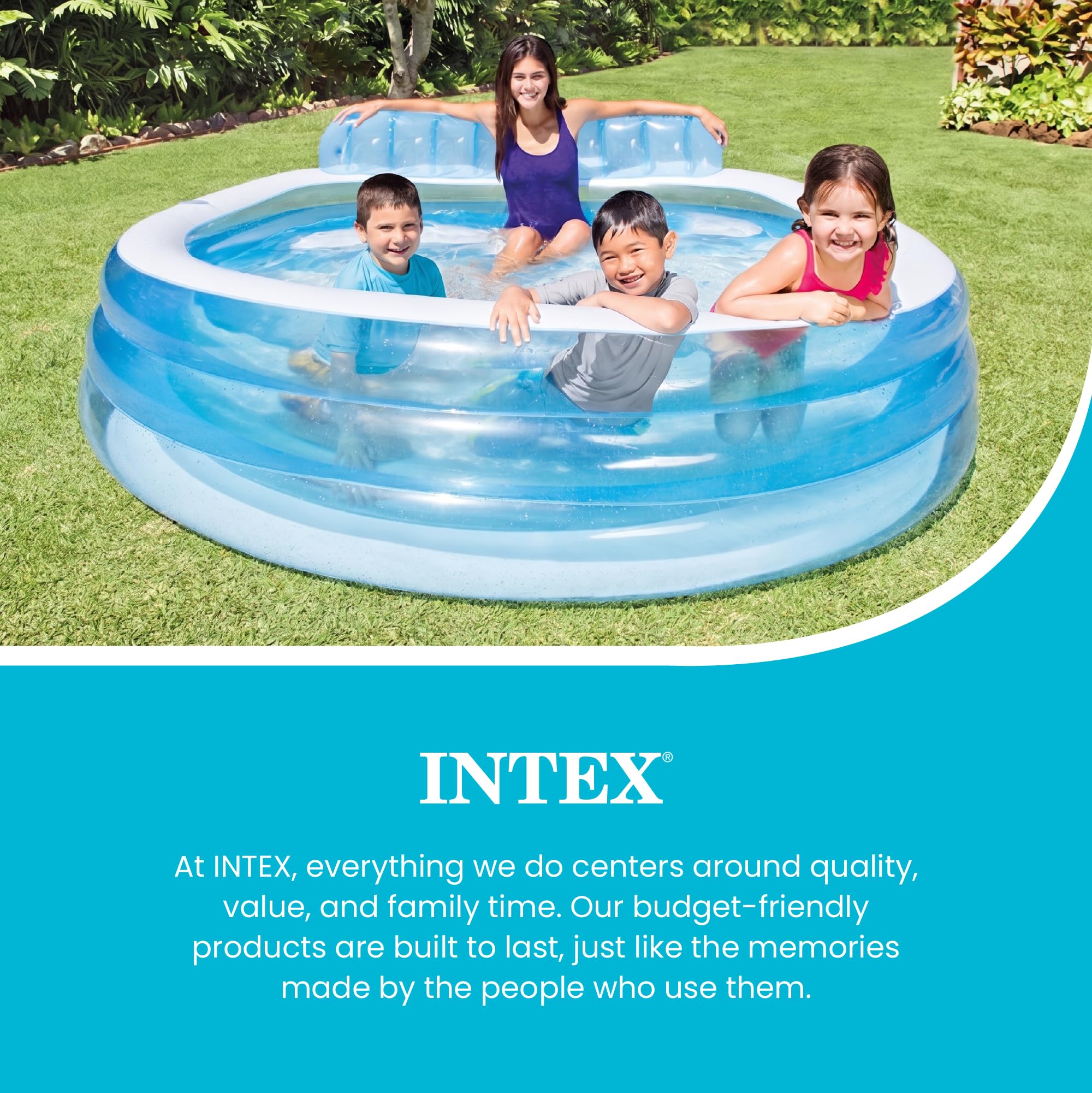 Intex tapón de drenaje en uso para vaciado fácil y controlado