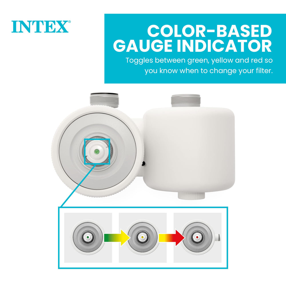 Intex temporizador con dial visible para programar ciclos y ahorrar energía