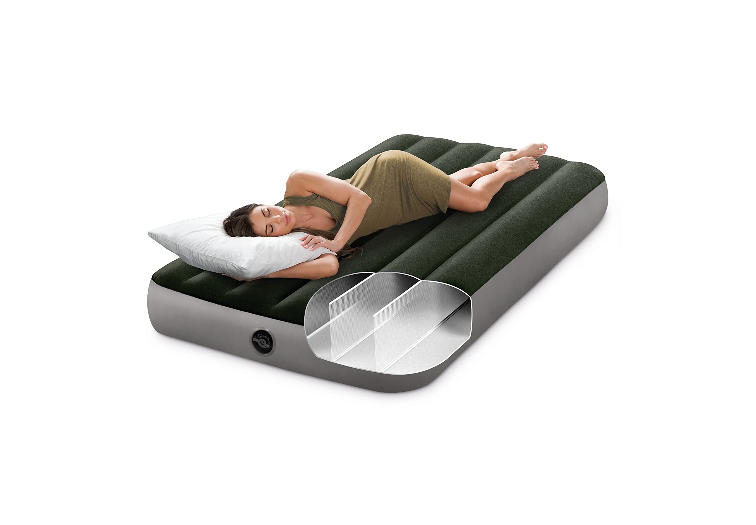 Intex primer plano de la superficie aterciopelada para confort