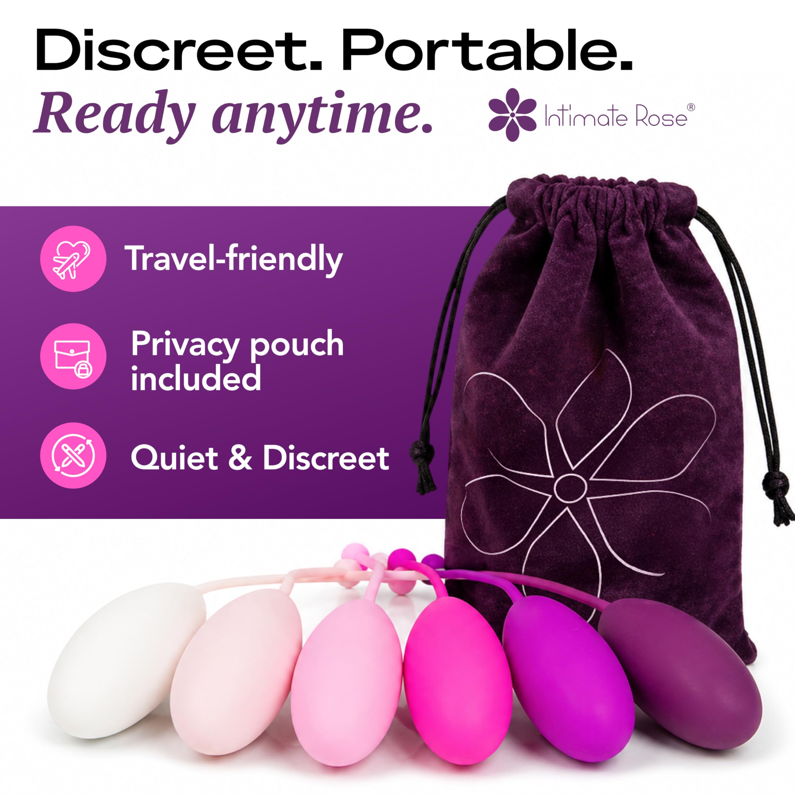 Intimate Rose organizador con accesorios y bolas intercambiables