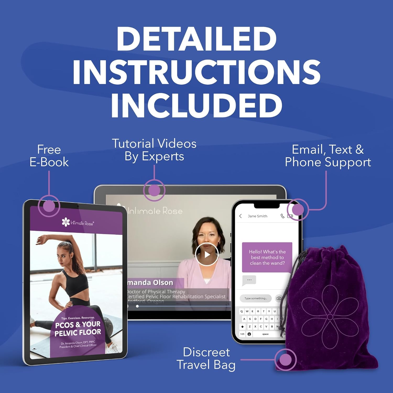 Intimate Rose en entorno clínico que inspira confianza y uso profesional