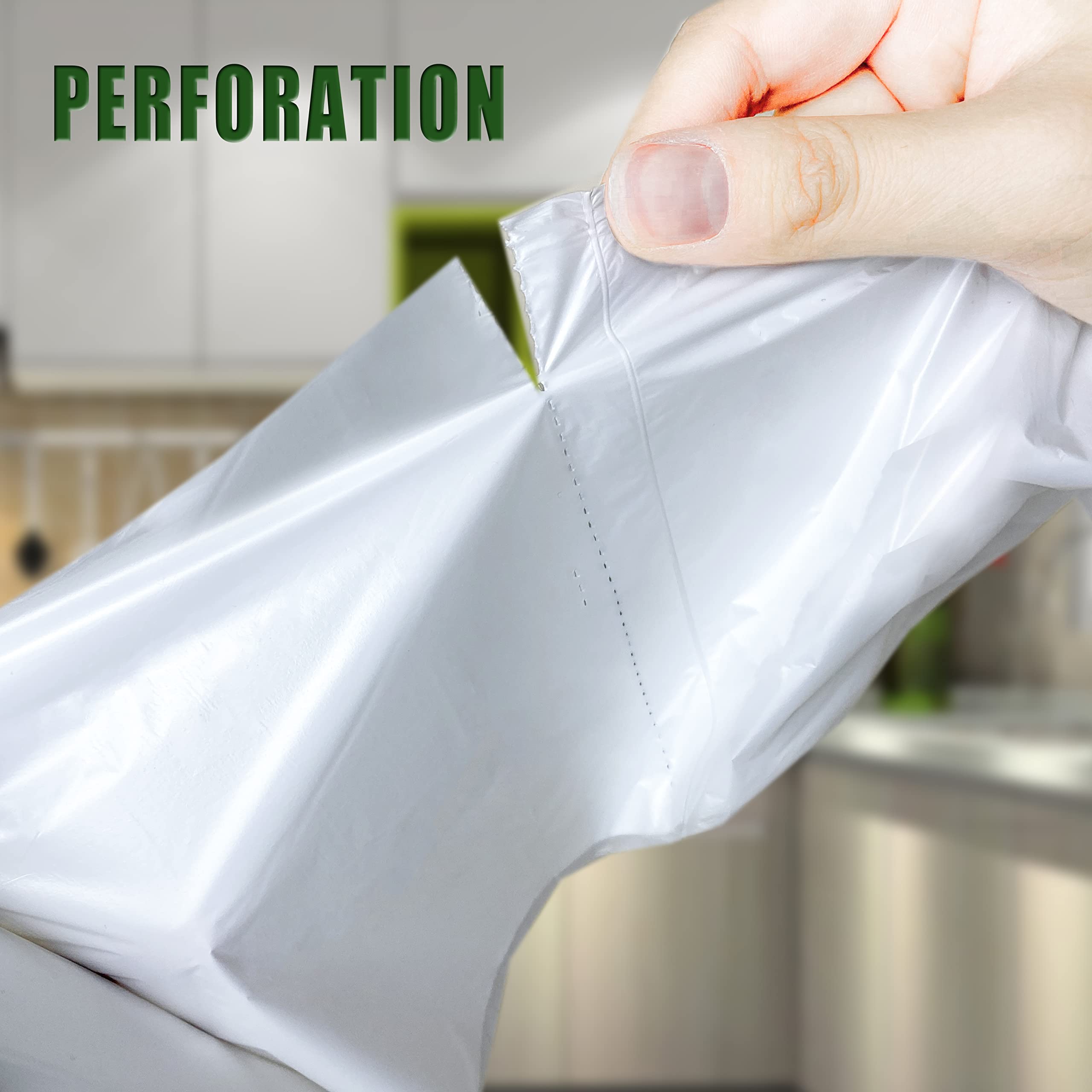 Inwaysin bolsa colocada en cubo de baño para limpieza higiénica