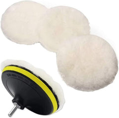 IPELY pad anverso mostrando superficie de lana para pulido suave