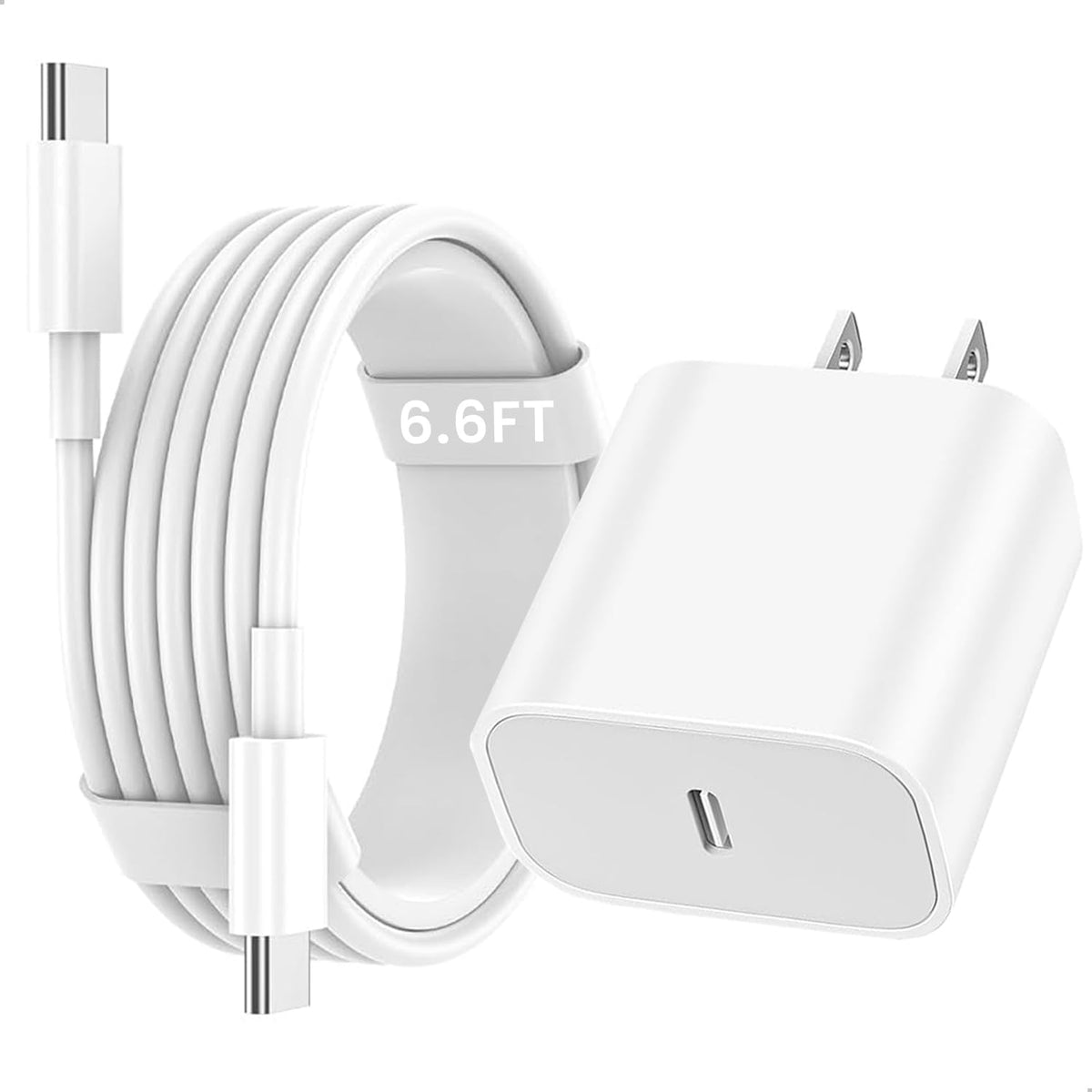 ipremium cargador 20W frontal mostrando diseño compacto y carga rápida