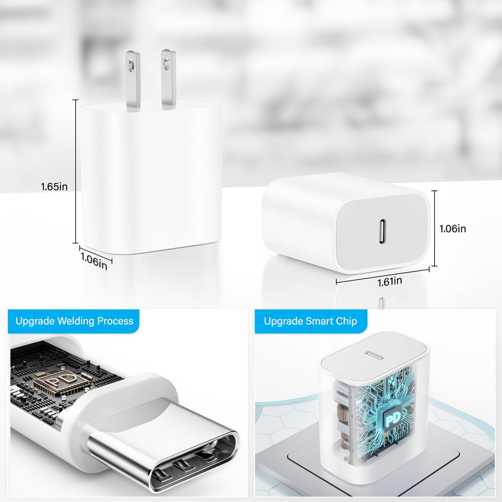 ipremium puerto USB-C del cargador enfocado, compatibilidad y seguridad